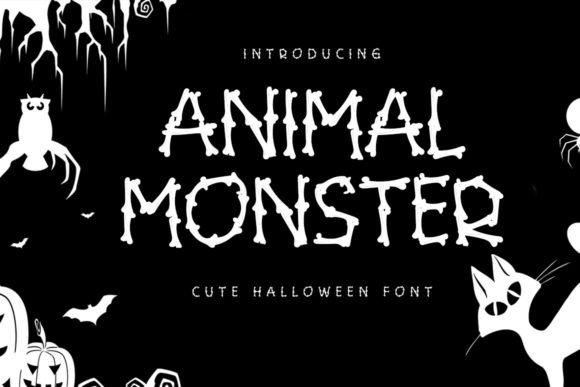 Animal Monster Font: A Spooky Touch for Your Brand