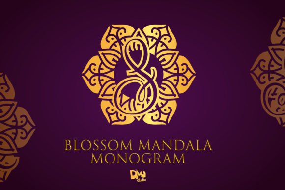 Blossom Mandala Monogram: A Font That Elevates Your Brand