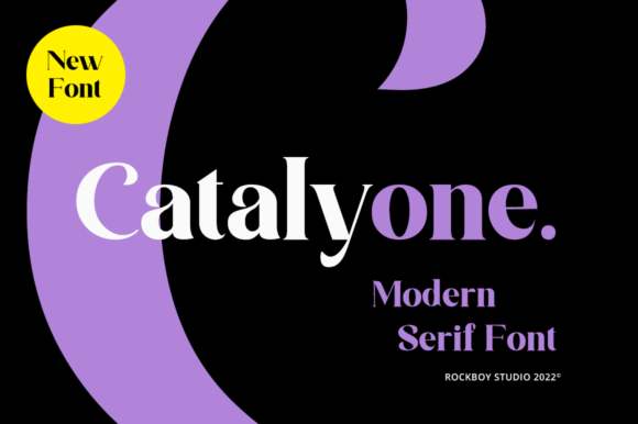 Catalyone: A Serif Font That Feels Just Right