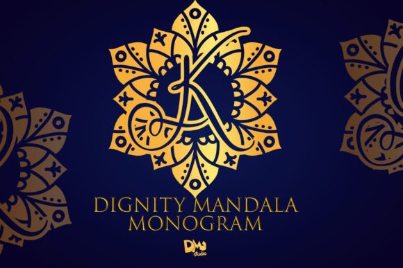 Dignity Mandala Monogram Font for a Stronger Brand Identity