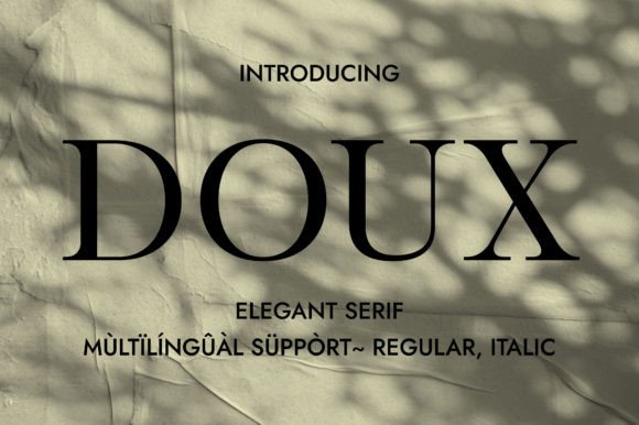 Doux: A Typeface That Elevates My Brand's Visuals