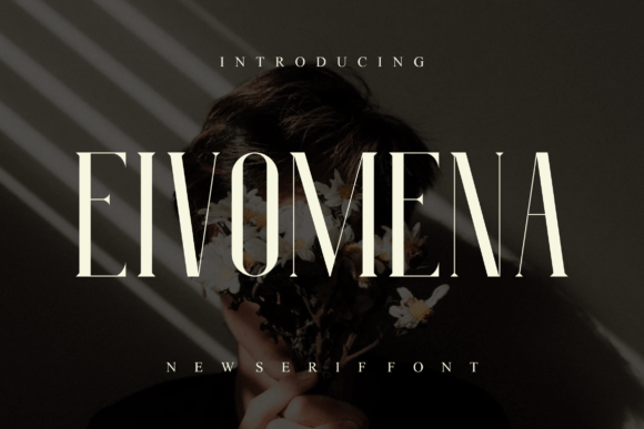 Eivomena Font: A Stylish Serif for Classy Craft Projects