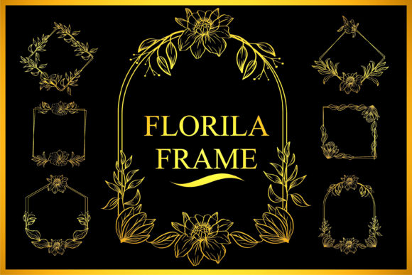 Florila Frame: A Decorative Font for Digital Branding