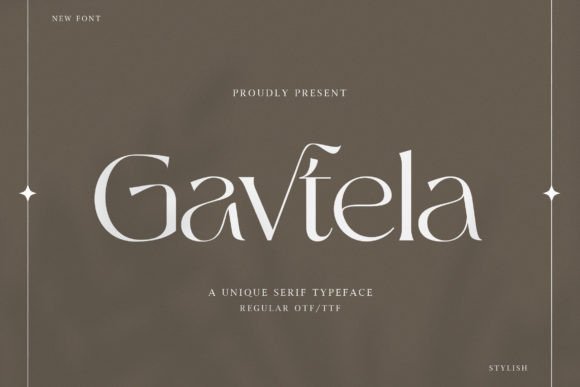 Gavtela Font: A Stylish Serif for Editorial Design