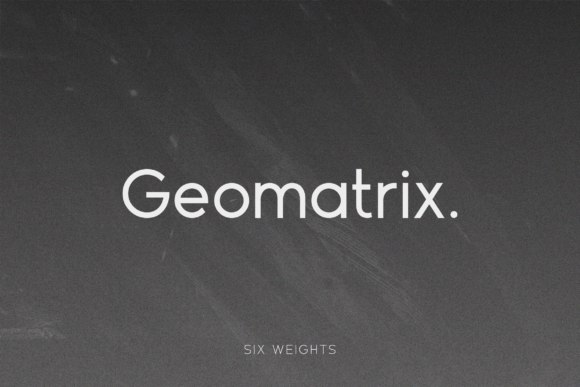 Geomatrix: A Modern Typeface for Editorial Design