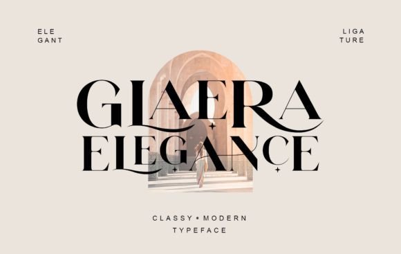 Glaera Elegance: A Serif Typeface for Timeless Craft Projects