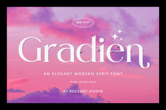 Gradien Font Review: Elevating Brand Materials with a Touch of Elegance