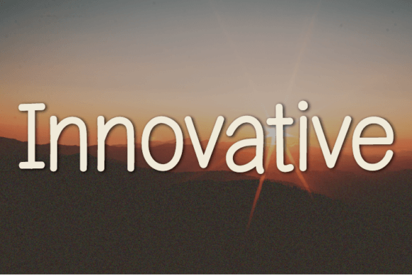 Innovative Font: A Simple, Stylish Typeface for Small Business Branding