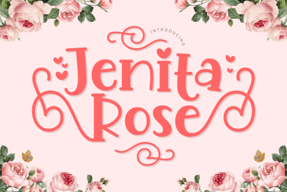 Jenita Rose: A Charming Serif Typeface for Editorial Design