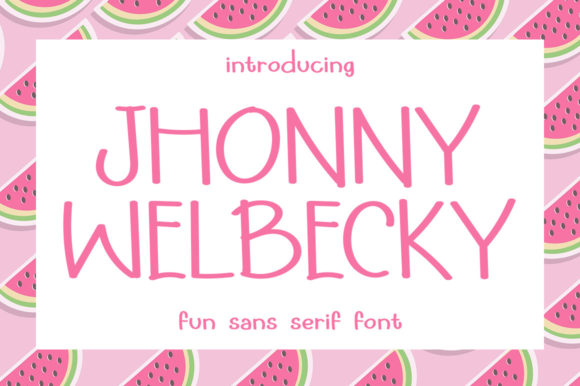 Jhonny Welbecky: A Modern Typeface for Digital Design