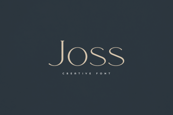 Joss Font: A Modern Serif for Strong Brand Typography