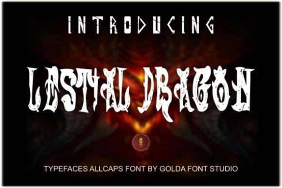 LESTIAL DRAGON: A Display Font for Bold Web Design