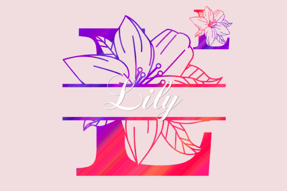 Lily Split Font: A Botanical Touch for Creative Branding