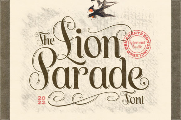 Lion Parade: A Designer’s Honest Take on a Bold Serif Typeface