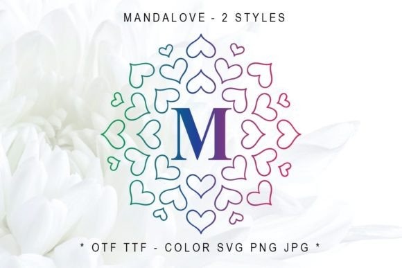 Mandalove: A Decorative Typeface for Editorial Elegance