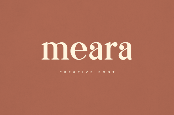 Meara Font: A Serif Typeface for Timeless Craft Projects