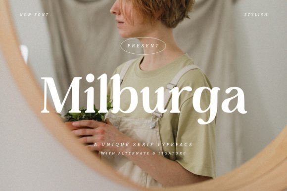 Milburga: A Stylish Serif Font for Business Branding