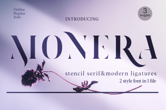 Monera Font: Stylish Serif for Strong Brand Typography