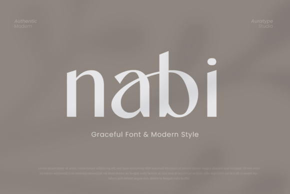 Nabi: A Modern Typeface with Quiet Strength
