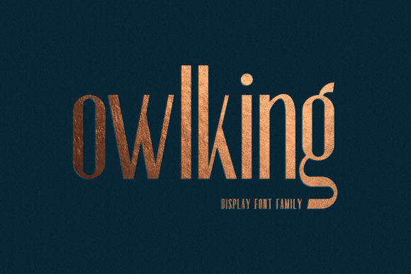 Owlking Font: A Display Typeface for Digital Elegance