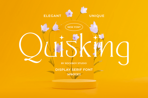 Quisking: A Serif Typeface for Editorial Elegance