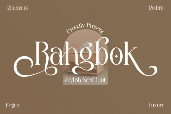 Rahgbok: A Stylish Serif Typeface for Craft Projects