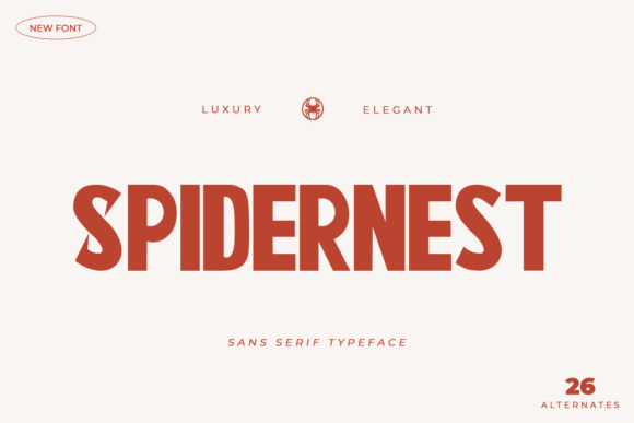 Spidernest Font: A Modern Typeface for Memorable Campaigns