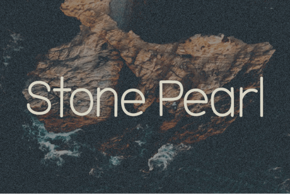 Stone Pearl Font: Elegant Simplicity for Craft Projects