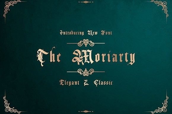 The Moriarty Font: A Classy Touch for Digital Branding