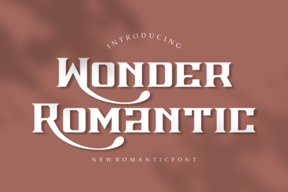 Wonder Romantic Font: A Serif Typeface for Timeless Craft Creations