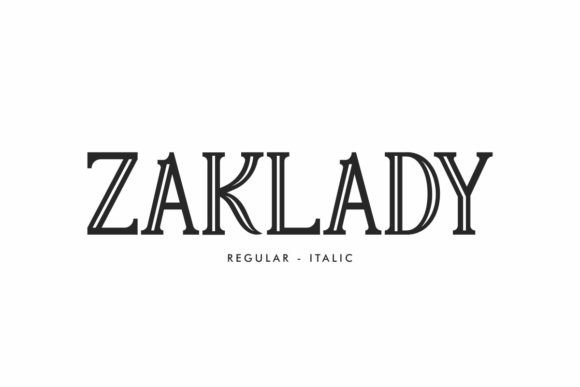 Zaklady: A Serif Font for Elegant Displays